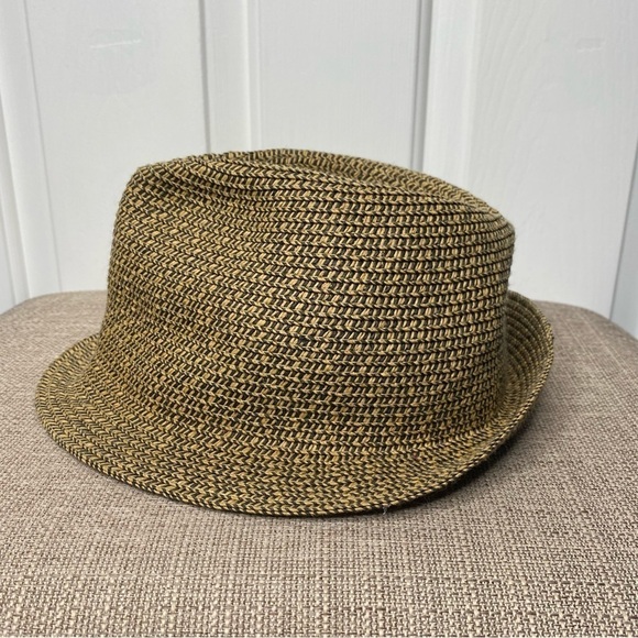 Vintage Fedora Hat - Brown & Tan woven design - Picture 3 of 5